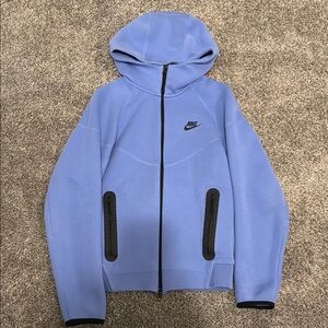 Nike Lavender Hoodie with Black Zippers